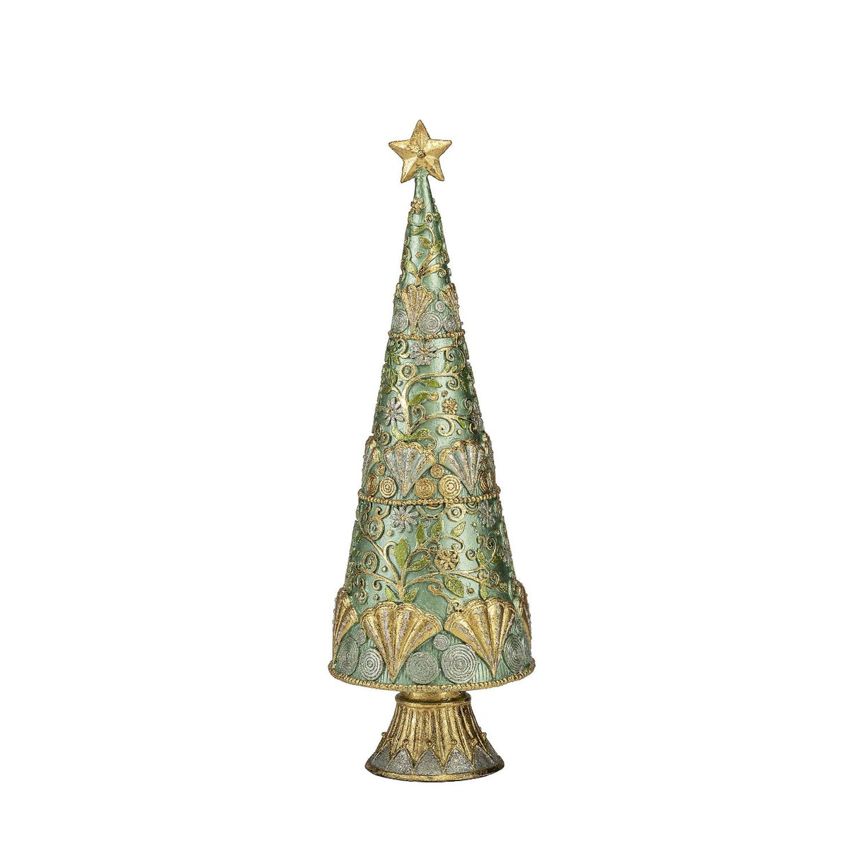 Albero di Natale Palais Royal in poliresina multicolore 43 cm