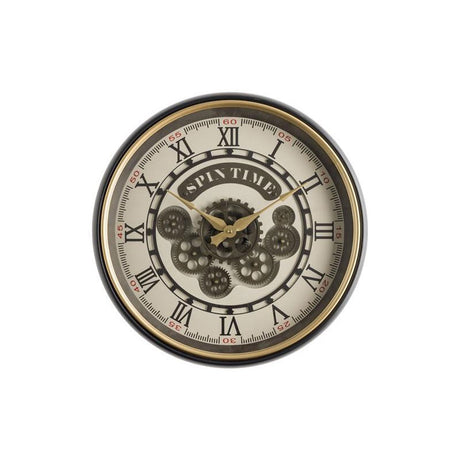 Orologio da parete Happy Gear Brandani in metallo con ingranaggi a vista 50 cm