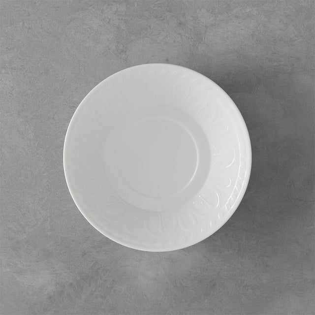 Piattino tè Cellini Villeroy & Boch in porcellana bianca 15 cm