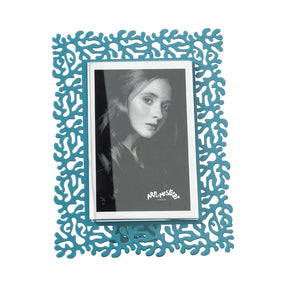 Portafoto Corallo Arti & Mestieri in ferro blu 26,4x21,6 cm