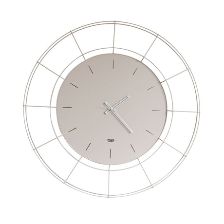 Orologio da parete Nudo Arti e Mestieri in metallo design minimalista