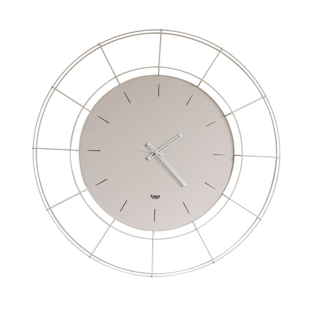 Orologio da parete Nudo Arti e Mestieri in metallo design minimalista