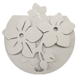 ARTI & MESTIERI Porta Umidificatore di Design Fior di Loto Bianco Marmo