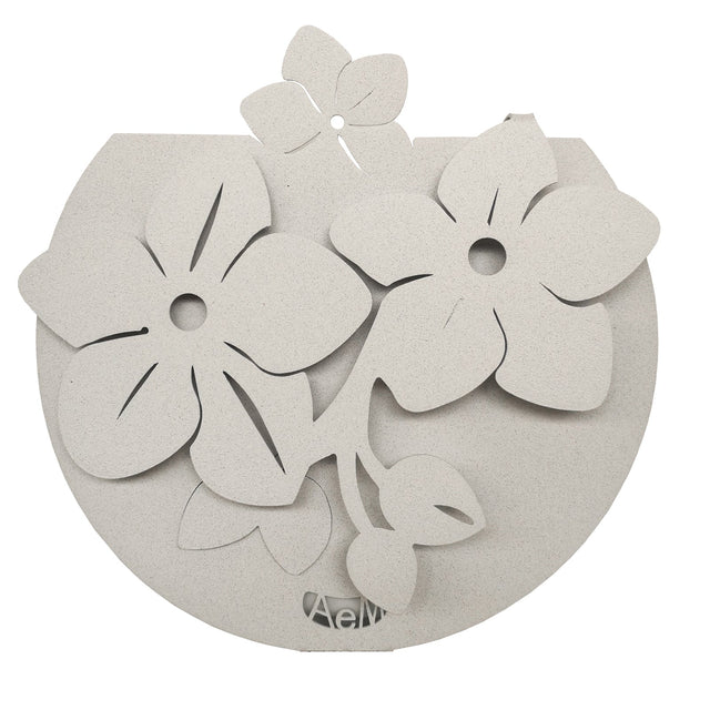 Porta umidificatore Fior di Loto Arti & Mestieri in marmo bianco