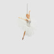 Addobbo ballerina EDG Enzo De Gasperi in resina bianca 18 cm