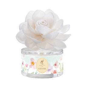 Diffusore a bastoncino Hypno Casa con fiore decorativo fragranza cotone 30 ml