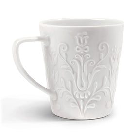 Tazza caffè Logos Lladrò in porcellana decorata 9x12 cm