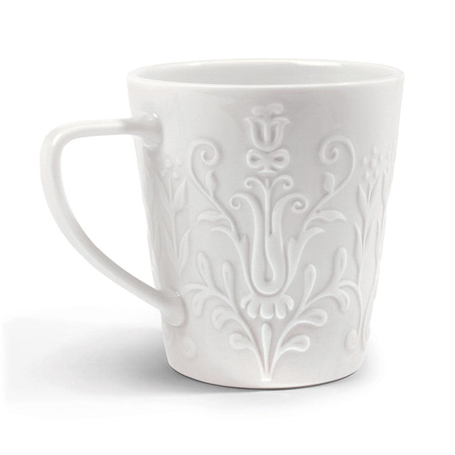 Tazza caffè Logos Lladrò in porcellana decorata 9x12 cm