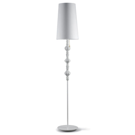 Lampada da terra Belle De Nuit Lladrò in porcellana bianca 181x32 cm