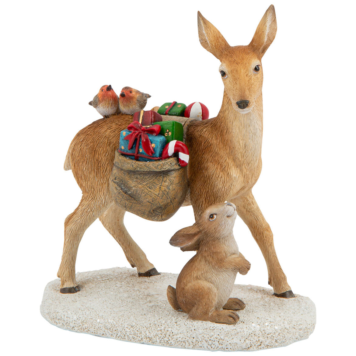Statuetta Cervo con Doni Villeroy & Boch in plastica 14 cm
