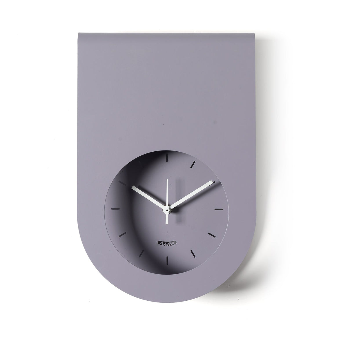 Orologio Lembo Arti & Mestieri in ferro colore glicine 32x21 cm