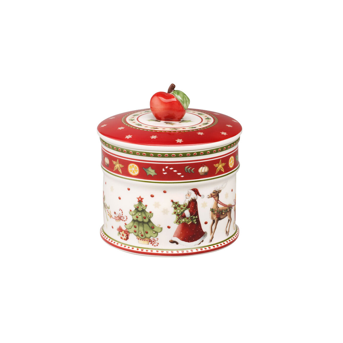 Scatola biscotti Villeroy & Boch Winter Bakery Delight in porcellana 12 cm