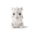 Statuina Baby Dragon Lladrò in porcellana bianca 18x11 cm