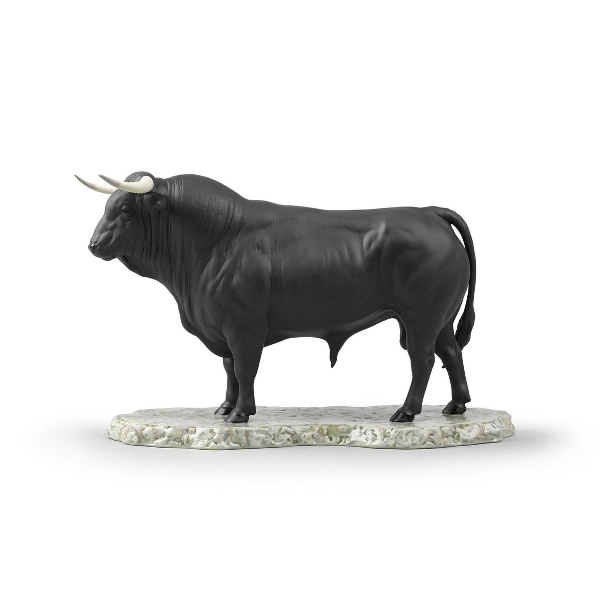 Statuina Toro Spagnolo Lladrò in porcellana opaca 22x32 cm