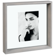 Portafoto Mascagni Casa in legno grigio 30x30 cm per foto 13x18 cm