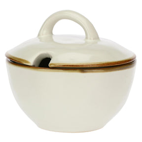 Zuccheriera Concerto Rose & Tulipani in stoneware 250 ml diametro 11 cm