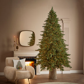 Albero di Natale Pino Imperial EDG in polietilene con luci LED 240x150 cm