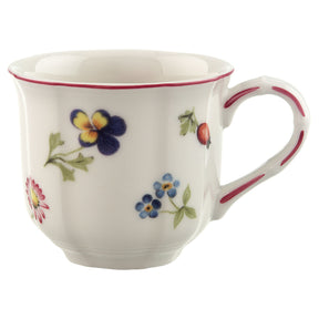 Tazzina caffè Petite Fleur Villeroy & Boch in porcellana decoro floreale