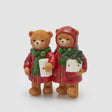 Decorazione Orsetti di Natale EDG in poliresina 14x13 cm