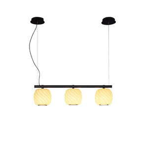Lampada a sospensione Ice Cream Lladrò porcellana bianca opaca 170x76 cm