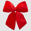 Fiocco natalizio EDG in velluto rosso grande 63x60 cm