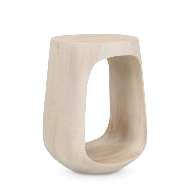 Tavolino Lopez Bizzotto in legno di mango naturale 33x45 cm