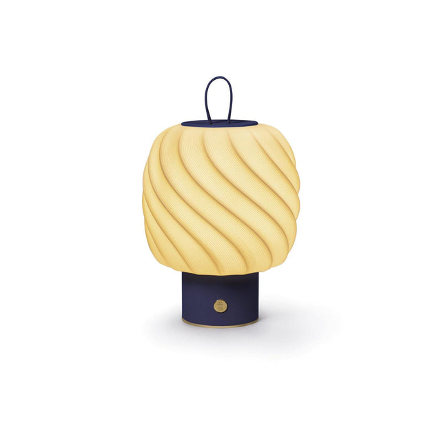 Lampada da tavolo Ice Cream Lladrò in porcellana bianca opaca 26x17 cm