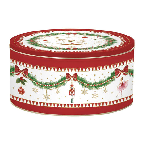Set 3 scatole natalizie Easy Life in latta con decori festivi