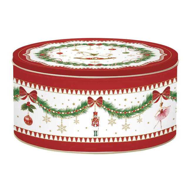 Set 3 scatole natalizie Easy Life in latta con decori festivi
