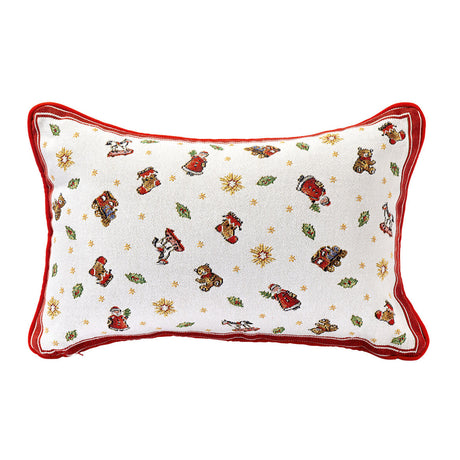 Cuscino natalizio Toy's Fantasy Villeroy & Boch in tessuto gobelin 32x48 cm