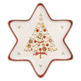 Coppa a stella Winter Bakery Delight Villeroy & Boch in porcellana 37x33 cm