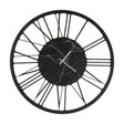 Orologio da parete Big 90 Arti e Mestieri effetto marmo nero 90 cm