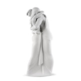 Scultura Soli Tu Ed Io Lladrò in porcellana bianca opaca 49x19 cm