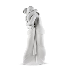 Scultura Soli Tu Ed Io Lladrò in porcellana bianca opaca 49x19 cm