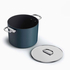 Pentola alta Space Joseph Joseph in ceramica blu notte 25 cm