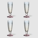 Flute Champagne Boston Pearl Villeroy & Boch in cristallo sfaccettato 120 ml