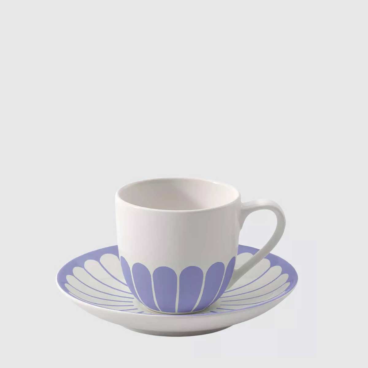 Tazzina caffè espresso Villeroy & Boch in porcellana con decoro blu 70ml