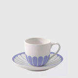 Tazzina caffè espresso Villeroy & Boch in porcellana con decoro blu 70ml