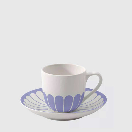 Tazzina caffè espresso Villeroy & Boch in porcellana con decoro blu 70ml