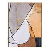 Quadro astratto Bizzotto su tela con cornice in legno di pino 60x80 cm