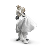 Statuina sposi Il Giorno Più Felice Lladrò in porcellana 27x17 cm