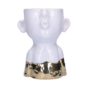 Cachepot eIoFischio Rituali Domestici in ceramica 16x21 cm