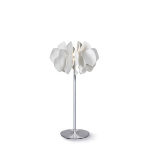 Lampada da terra Nightbloom Lladrò in porcellana bianca opaca 130x40 cm