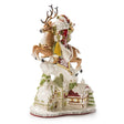 Statuina Babbo Natale Fitz and Floyd in porcellana dipinta a mano 46 cm