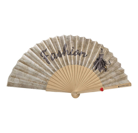 Ventaglio profumato Fashion Hypno Casa in tessuto e legno 24 cm
