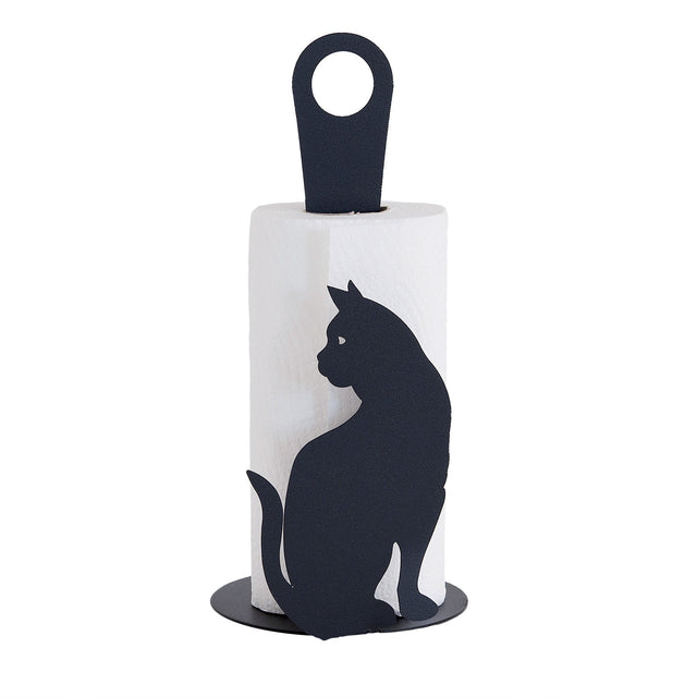 Portarotoli Gatto Arti & Mestieri in metallo design moderno