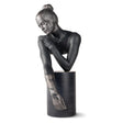 Busto femminile Riflessi Della Natura Lladrò in porcellana su base legno