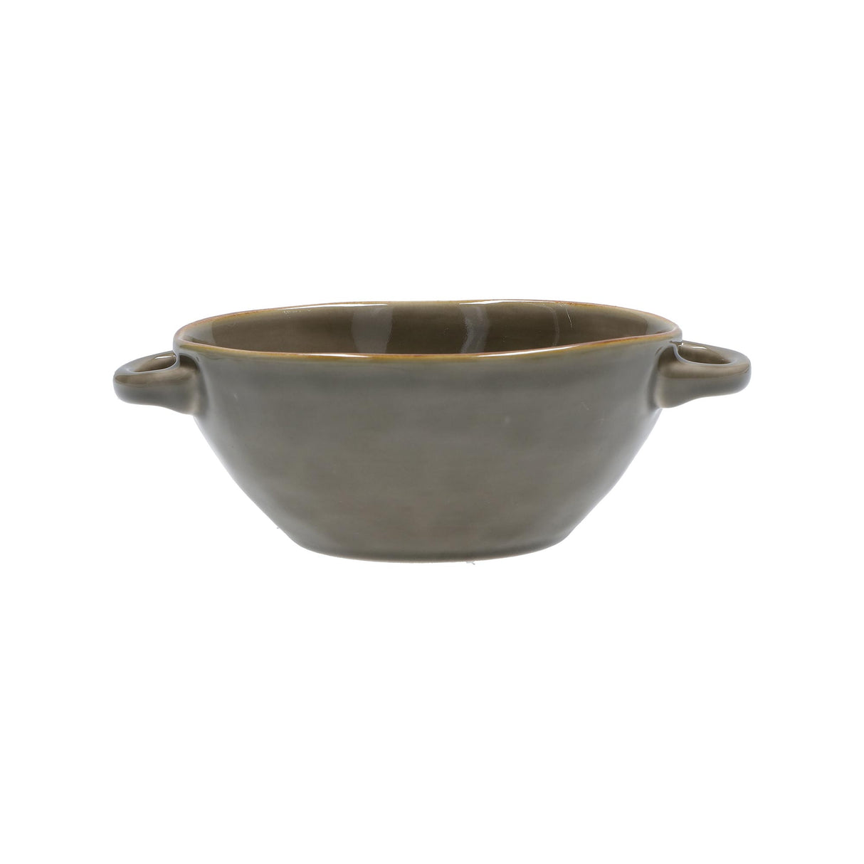 Ciotola zuppa Rose & Tulipani in ceramica con manici 600 cc