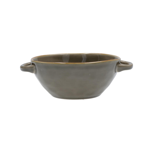 Ciotola zuppa Rose & Tulipani in ceramica con manici 600 cc
