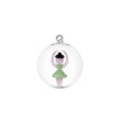 Pallina di Natale Ballerina Ichendorf in vetro borosilicato 8 cm